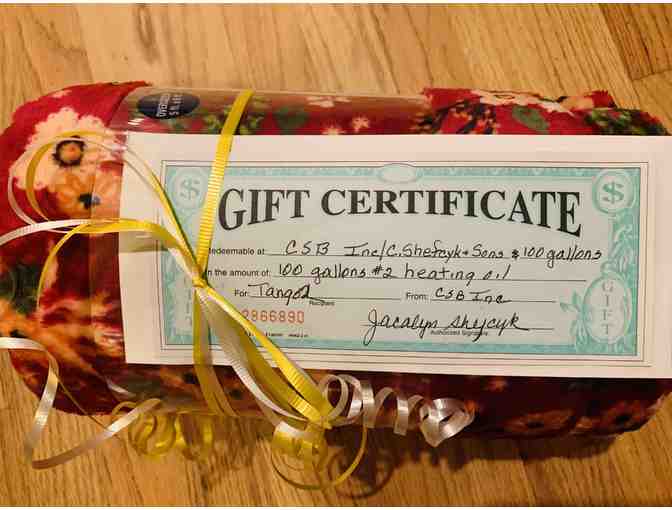 Winter Is Coming!- 100 gallons heating oil w/blanket