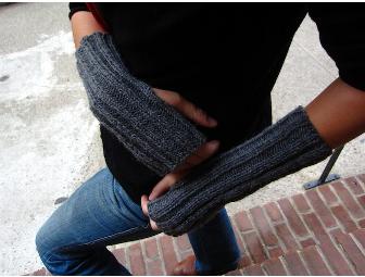 Hand-Knitted Hat & Wrist Warmers