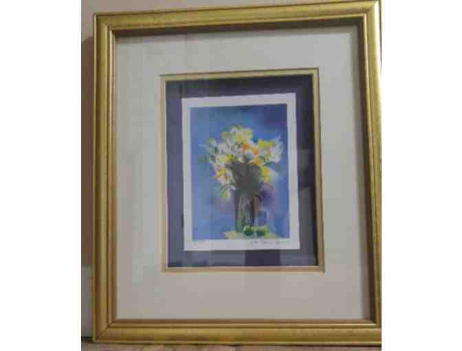 Bouquets D'Artiste ll-Framed Watercolor