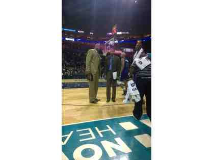 VIP Floor Seats at Charlotte Hornets Game