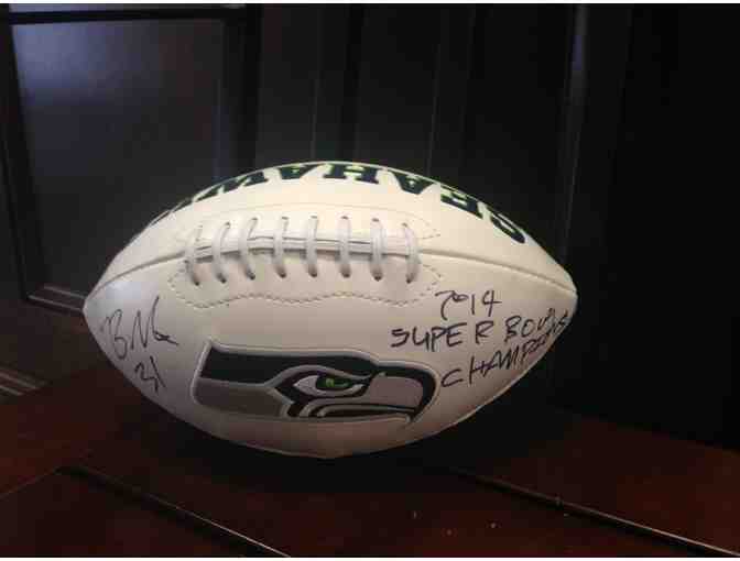 2014 Super Bowl Champions Seattle Seahawks Autographed Ball - Photo 1