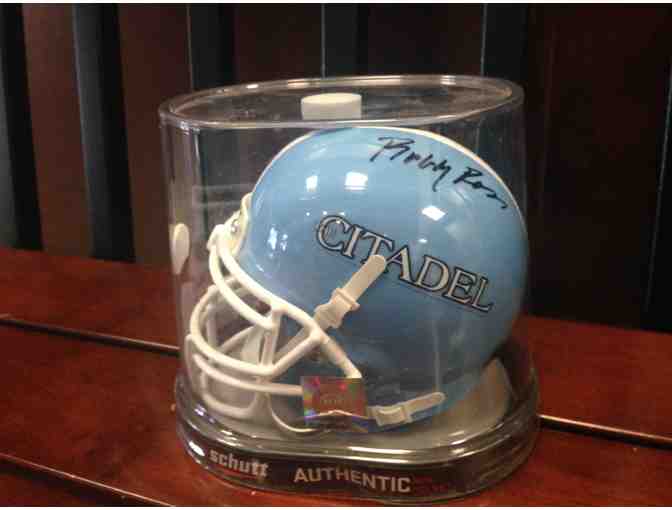 Bobby Ross Autographed Citadel Mini Football Helmet