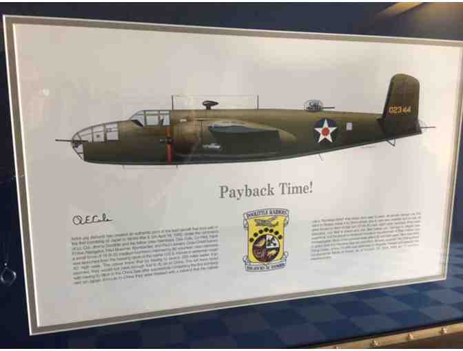 Signed Framed B-25 Print
