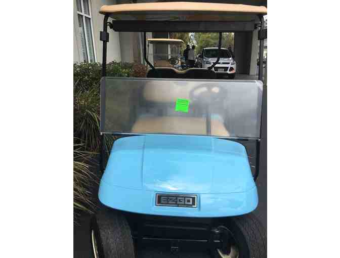 EZ-Go TXT Seriers Citadel Blue Golf Cart