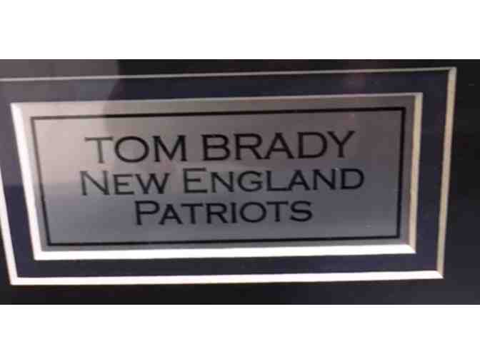 New England Patriots Tom Brady & Rob Gronkowski Collectors Picture
