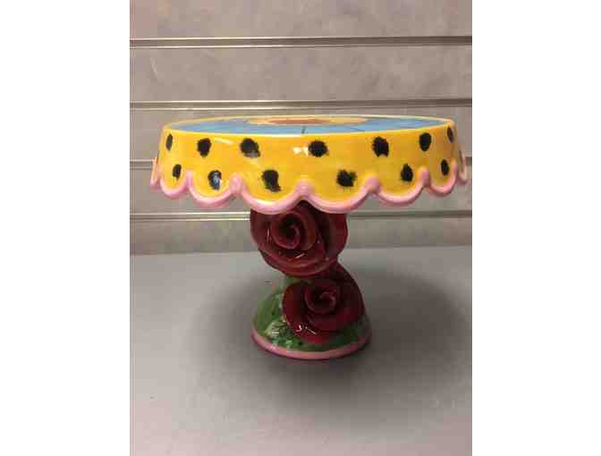 Appletree 'Sugar High Social' Cake Stand with Roses by Babs