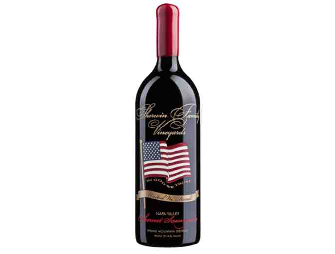 Commemorative Etched American Flag Bottle