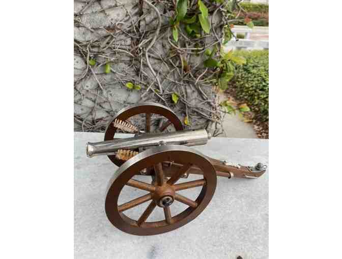 Silver Miniature Cannon - Battle Ready