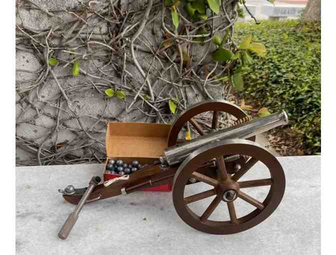 Silver Miniature Cannon - Battle Ready
