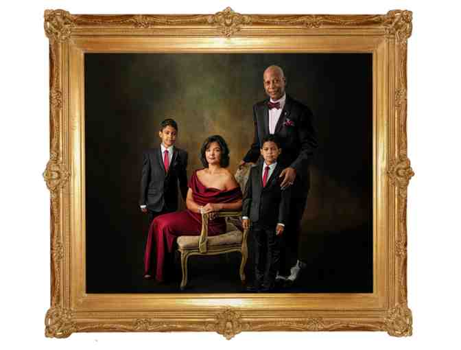 Sanders Fine Portraits - Family Portrait Sitting & 14' Canvas Fine Art Portrait