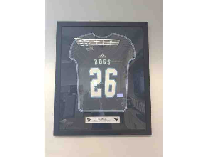 Personalized The Citadel Football No. 14 Framed Jersey