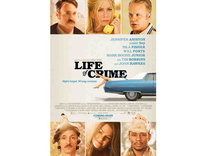 Jennifer Aniston Suede Jacket from 'Life of Crime', premiering at TCFF '14!