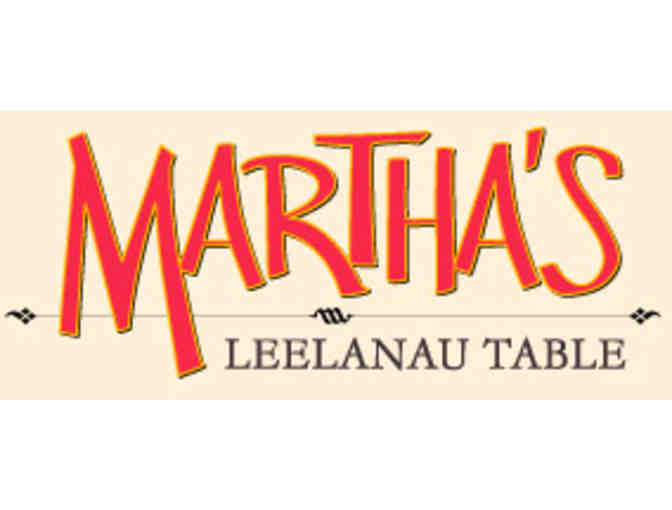 Dinner for Two at Martha's Leelanau Table