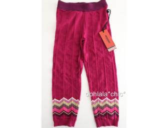 Missoni for Target - Black/pink pullover (XS toddler) & Magenta sweater leggings (Size 1)