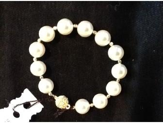 Pearl Necklace and Bracelet