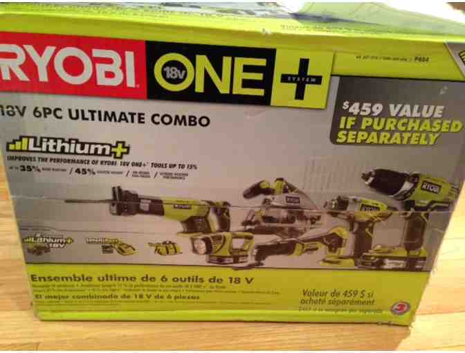 18 volt Ryobi 6 piece Ultimate Combo Kit