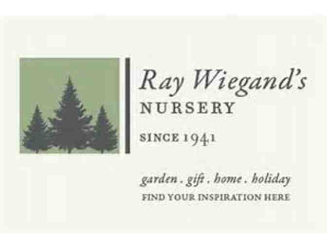$25 Gift Certificate to Ray Wiegand's Nursery