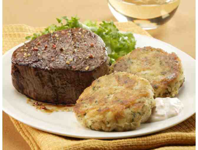 Steaks, Crab Cakes and Wine Dinner for 6