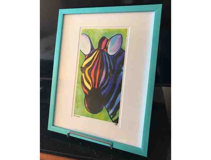 Colorful Zebra Print