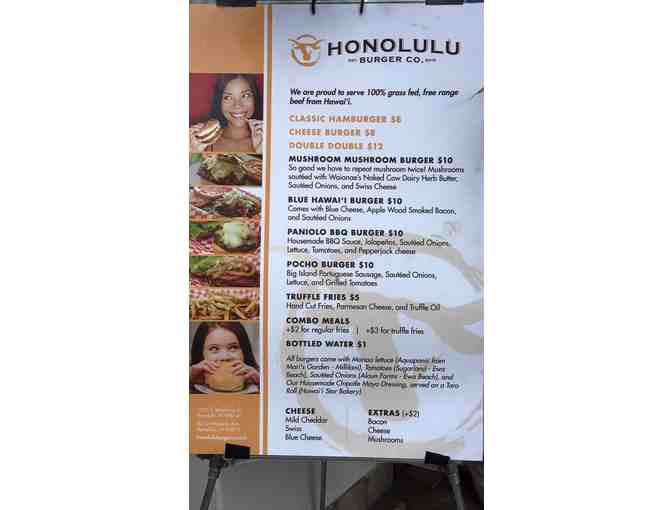 $20.00 Gift Card to The Honolulu Burger Company