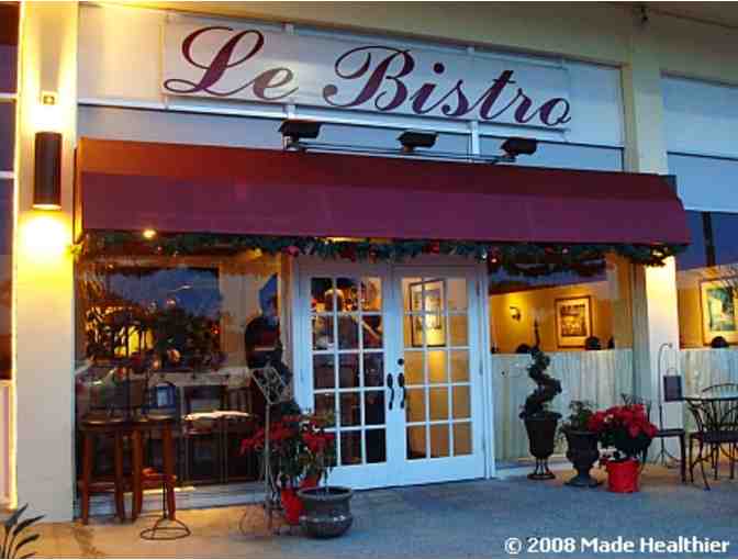 $100 Gift Certificate for Dinner at Le Bistro Restaurant!