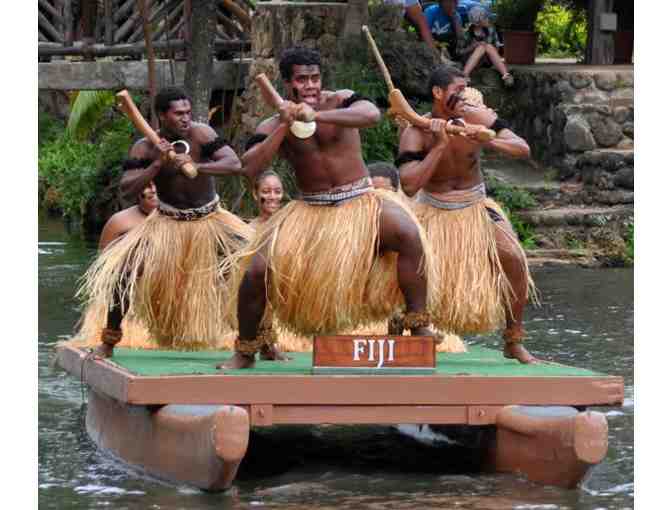 Polynesian Cultural Center Two Luau Tickets with GA, Dinner, and Evening Show on Oahu