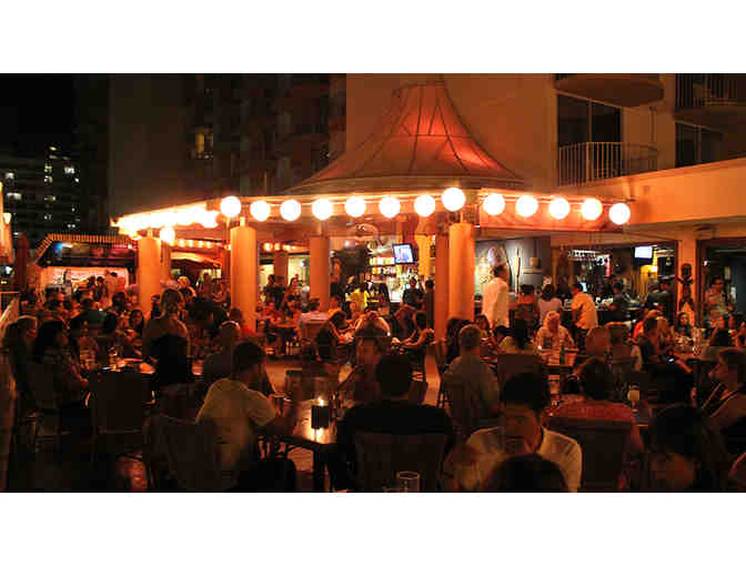 Tiki's Grill and Bar $100 Gift Card on the Island of Oahu