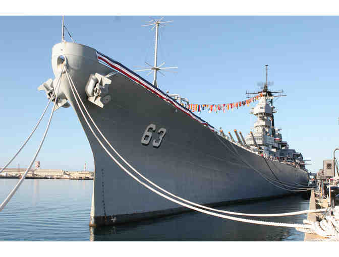 Battleship Missouri Family Pack for 5 to The Battleship 'Mighty Mo'!