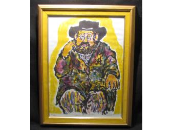 Signed & Numbered Lithograph - 'Avram the Bookseller'