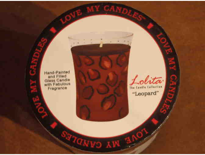 Lolita Scented Candle in Hand Painted Glass