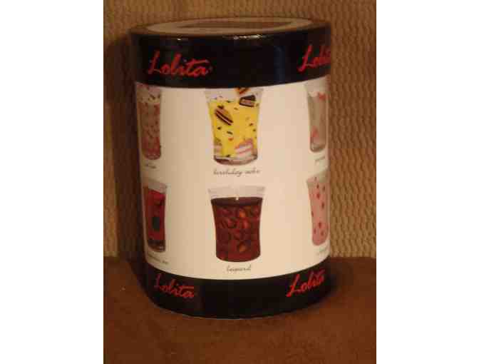 Lolita Scented Candle in Hand Painted Glass