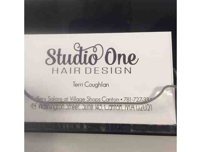Gift Certificate for a Haircut at Studio One in Canton