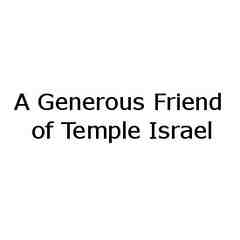 A Generous Friend of Temple Israel