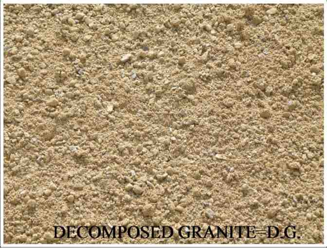 Decomposed Granite for Your Yard Project!