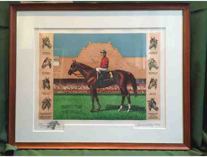 Criminal Type - 1990 Horse of the Year - framed and signed
