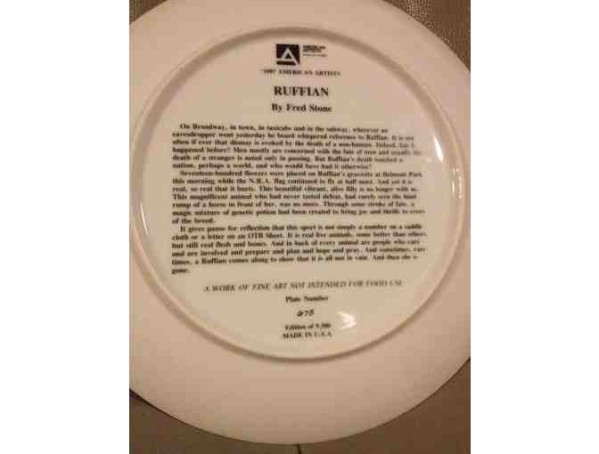 Ruffian Collector Plate by Fred Stone