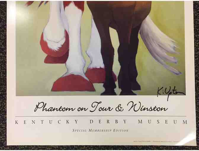 Phantom on Tour & Wintston - signed print by artist, Katie Upton