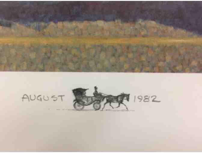 Framed Print of The Plaza Signed by Jenness Cortez