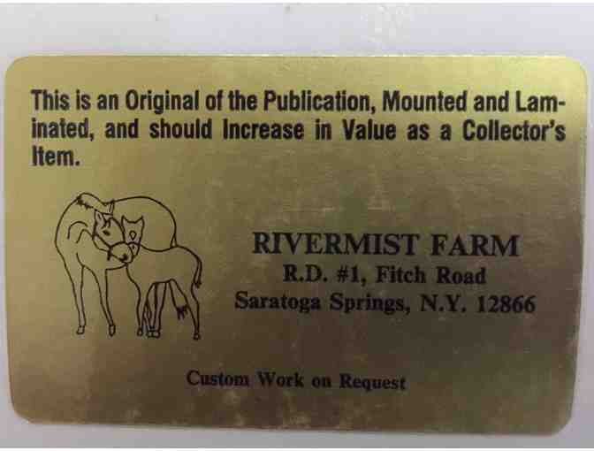 Framed Etching of John Henry #14/125 Signed by Jenness Cortez