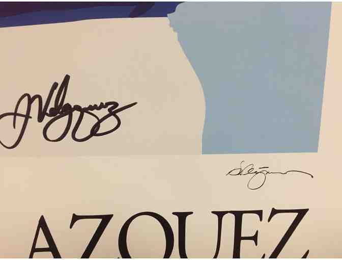 A Signed Poster of John Velazquez