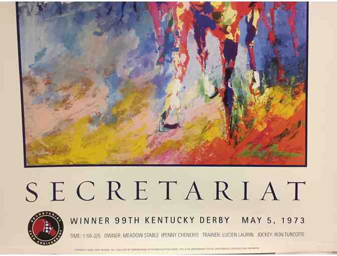 Signed print of Secretariat