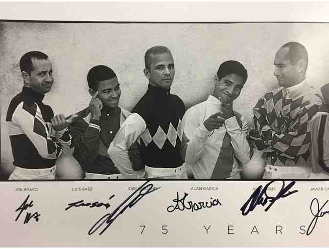 Golfstream Park Jockey Hall of Fame Poster, signed by all jockeys