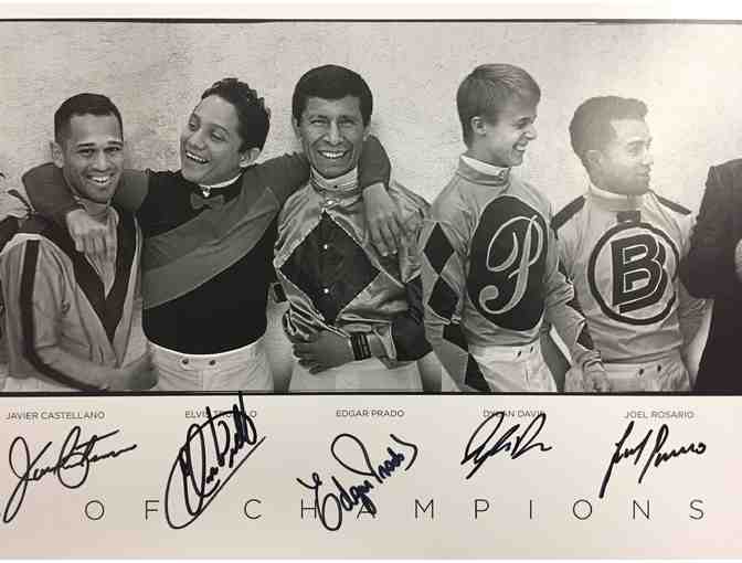 Golfstream Park Jockey Hall of Fame Poster, signed by all jockeys