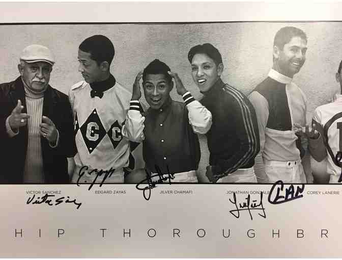 Golfstream Park Jockey Hall of Fame Poster, signed by all jockeys