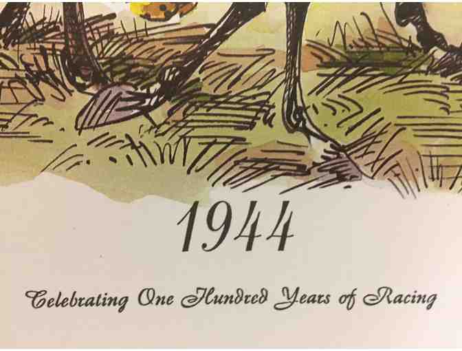 Cartoon Poster Celebrating One Hundred Years of Racing.