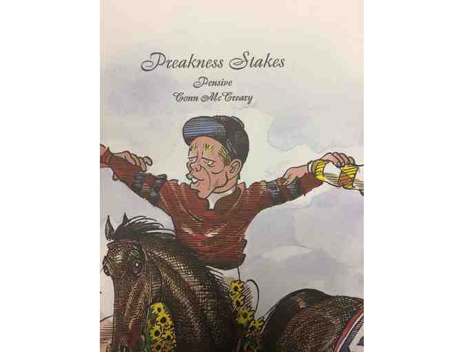 Cartoon Poster Celebrating One Hundred Years of Racing.