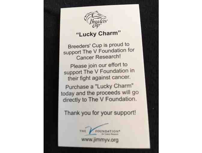 Breeders Cup Lucky Charm Crystal Horseshoe Pendant