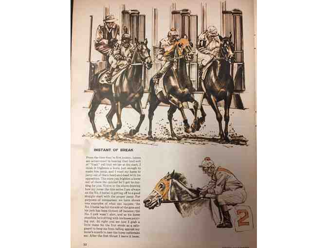 1957 Sports Illustrated magazine with the 'Art of Race Riding article'