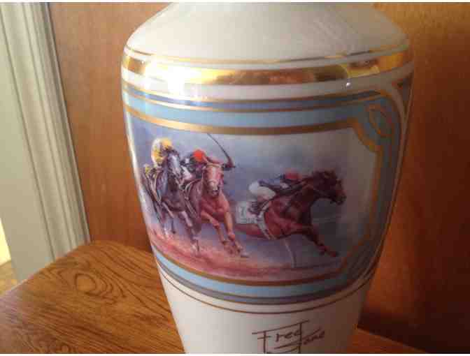 Fred Stone Sunday Silence Easy Goer Vase