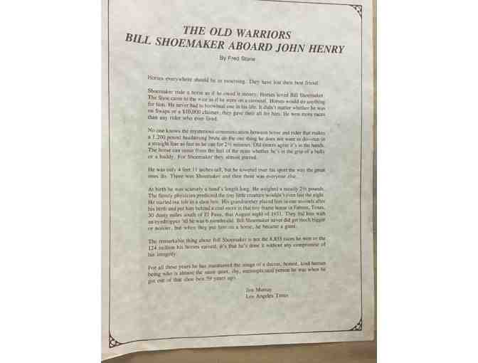 The Old Warriors by Fred Stone. Artisit's Proof